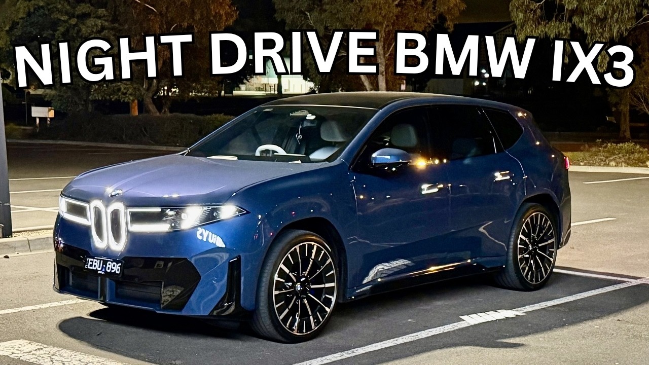 Night Drive With The BMW IX3 Neue Klasse