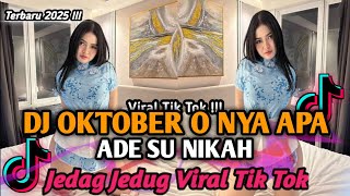 Download lagu DJ ADE SU NIKAH OKTOBER O NYA APA VIRAL TIK TOK TERBARU YANG KALIAN CARI ‼️ mp3
