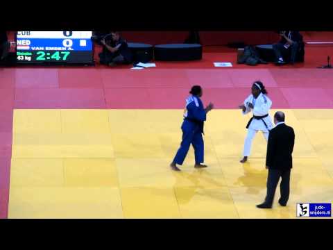 Judo 2013 Grand Slam Paris: Espinosa (CUB) - van Emden (NED) [-63kg]