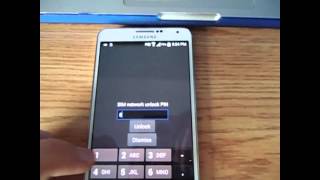HOW TO UNLOCK SAMSUNG GALAXY NOTE 3