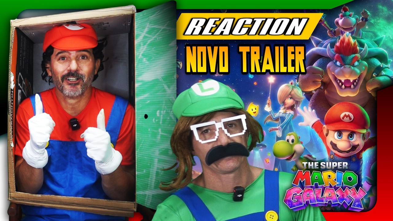 VAI HUMILHAR O PRIMEIRO FILME! 🌟🍄 REAÇÃO AO TRAILER FINAL DE SUPER MARIO GALAXY + COSPODRE #reaction