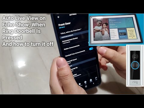 Auto Liveview on Echo Show, When Ring Doorbell Is Pressed