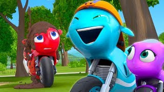 Ricky Zoom Español | Motocicleta nueva en la ciudad | Episodio Completo | Dibujos Animados