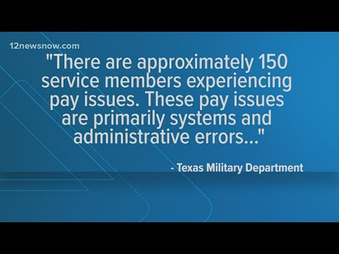 Texas National Guardsman stationed at border claim they are not receiving full paychecks