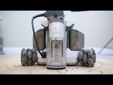 Goliath’s setup demo - using a portable CNC router to cut out my Outdoor Christmas decor