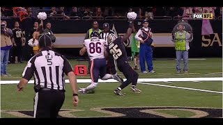 Zach Miller Suffers Gruesome Leg Injury On Touchdown That Gets Reversed