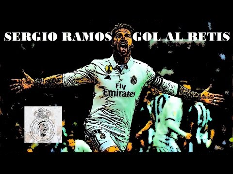 Gol de Sergio Ramos al Betis, explosión de alegría en la grada del Bernabeu