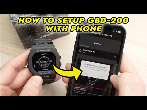 How to Setup Casio G-Shock GBD-200 With Your Phone (iPhone & Android)