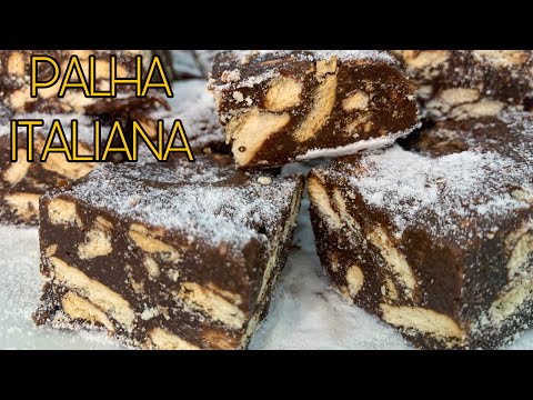 RECEITA PALHA ITALIANA DE CHOCOLATE