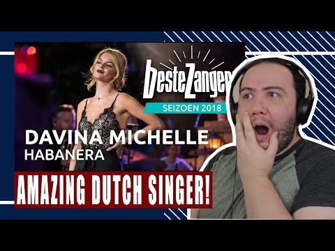 AMAZING DUTCH SINGER! Davina Michelle - Habanera  Beste Zangers 2018 - TEACHER PAUL REACTS