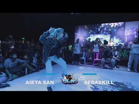 FDL JAM 4ta EDICION - HIP HOP DANCE 1 vs 1 TOP 8 AIETA SAN vs SEBASKILL