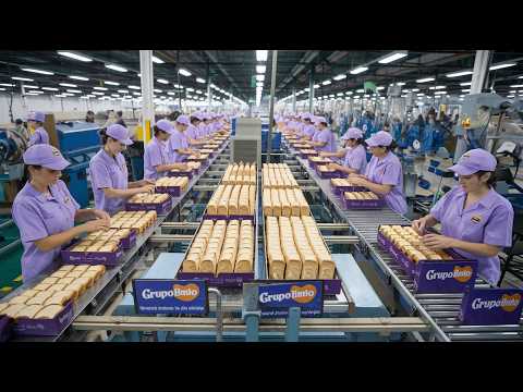 How Millions of Grupo Bimbo Bread Are Made Inside a Factory?