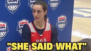 Caitlin Clark REACTS as Kelsey Mitchell Joined a New Team