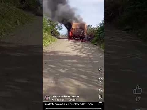 INCIDENTE COM ÔNIBUS ESCOLAR NA ZONA RURAL DE CATURITÉ, PARAÍBA, MANHÃ DE QUINTA  5 DE MARÇO DE 2026