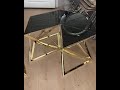 Coffee Table Brass Table Modern Table