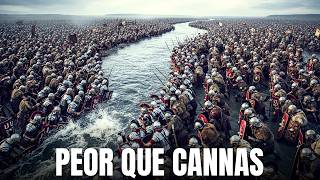 La Batalla de ARAUSIO, año 105 a.C.; Atrapados contra el río y SACRIFICADOS sin piedad