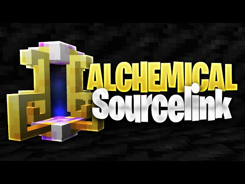 Smiling Minecraft Academy - How to use the Alchemical Sourcelink - Minecraft 1.16.5