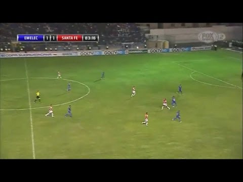 Emelec 2 - 1 Independiente Santa Fe Copa Sudameric...