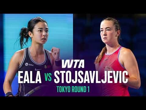 Alexandra Eala vs. Mika Stojsavljevic | 2026 Tokyo Round 1 | WTA Match Highlights