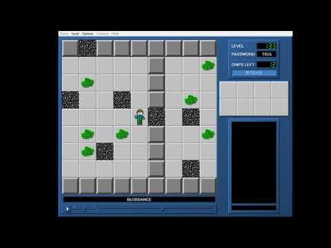 Chip's Challenge 1 level 133 solution - 949 seconds