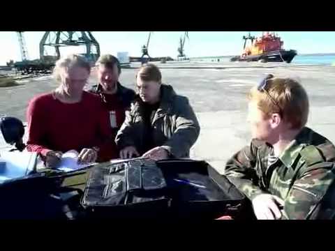 Northern Passage 2010 30 Aug Filling out papers in Pevek.mp4