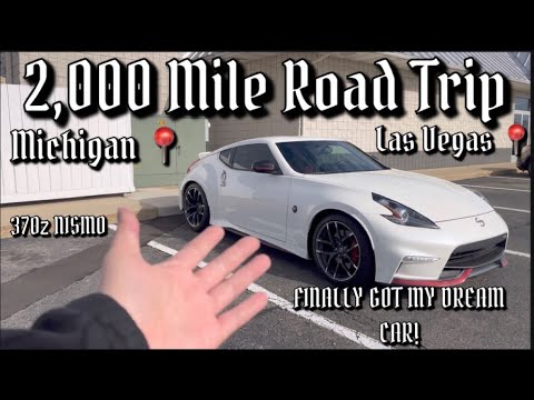 Bought My Dream Car! | Driving From Detroit To Las Vegas | 370z Nismo | Part 1