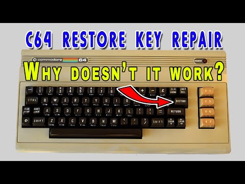 Commodore 64 RESTORE Key Fix - No more Hitting it as HARD as you can