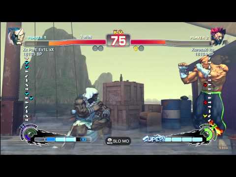 SSF4 [SA] Xx PurE Ev1L xX vs Kurosaki ita [AK] 3