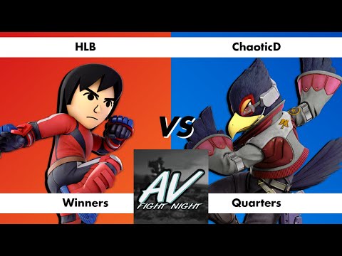 AV Fight Night #15 - Winners Quarters: HLB (Mii Brawler) vs ChaoticD (Fox/Falco)