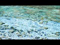 10 HRS Pure Water Sounds Of Crystal Blue Stream Sleeping Aid ASMR Relaxation