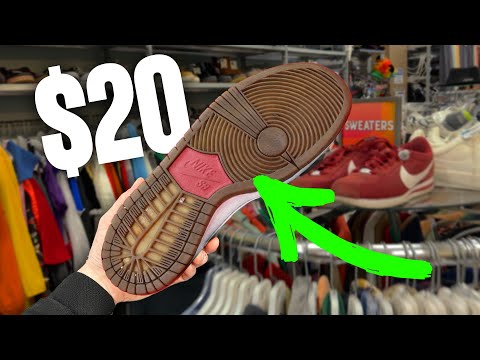 Finding SLEEPER Sneaker FLIPS At The Thrift Store! $20 Sneaker Collection