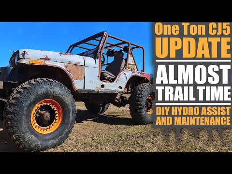 One Ton Jeep CJ5 Update | Hydro Assist, Steering Box, Alternator, U-joints, Gauges, and more