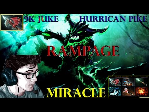 Dota2 Miracle [Outworld Devourer] Insane juke and rampage with Hurrican Pike!