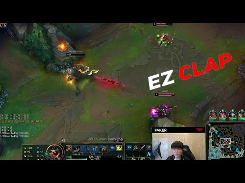 Faker Stream Moments - Lee Sin Mid, Lucian , Outplays