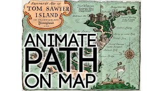 Animate a Path on a Map - After Effects