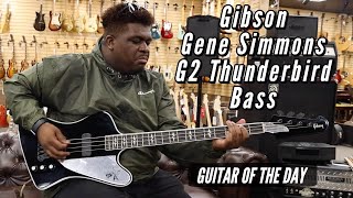 Video thumbnail for Gibson Gene Simmons G2 Thunderbird Bass | Guitar of the Day by Normans Rare Guitars