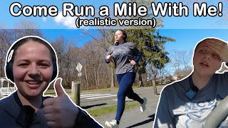 Running a Mile (a realistic vlog)