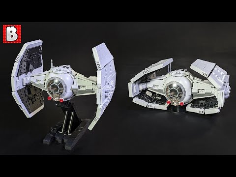 LEGO Custom TIE Advanced Prototype Minifigure Scale!