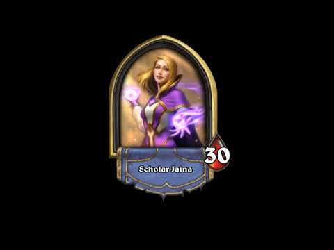 Scholar Jaina All Hero Quotes - Hearthstone