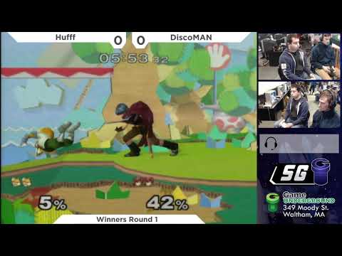 SG 23.4 SSBM - Hufff (Fox) vs. DiscoMAN (Marth) - Melee WR1