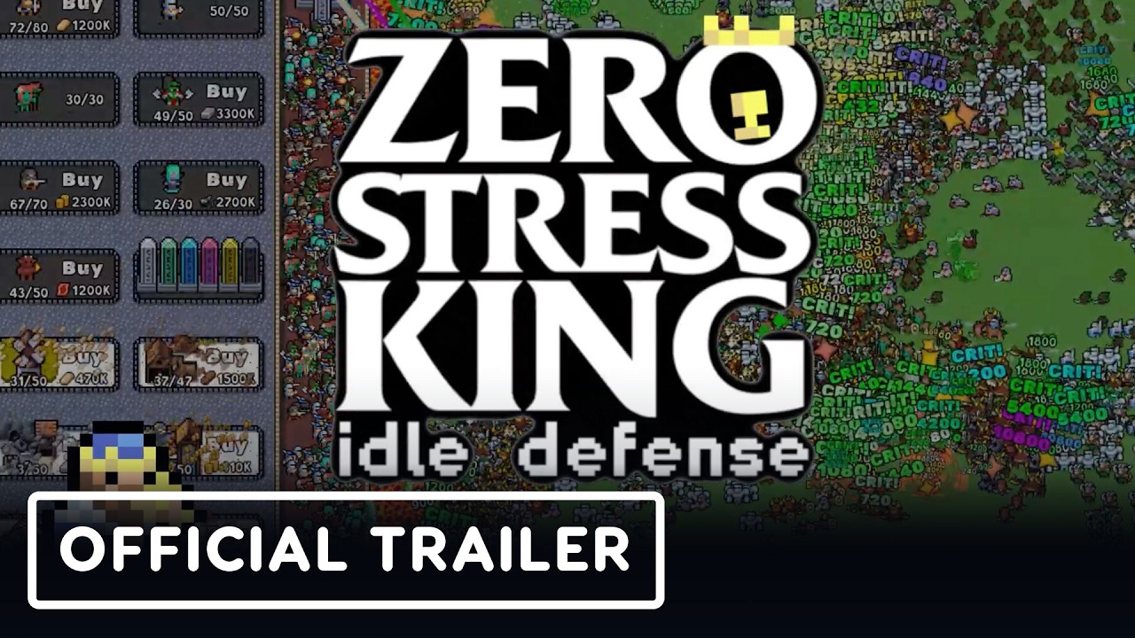 Zero Stress King: Idle Defense - Official Trailer