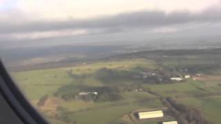 preview picture of video 'Take-off from Leeds Bradford Airport over Otley Chevin, West Yorkshire, England - 8th January, 2015'