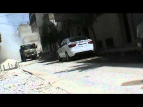 رصد لاستهداف مصفحة لقوات النظام في حماة من قبل كتيبة عبد الله بن الزبير