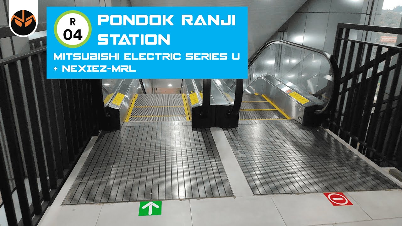 Mitsubishi Electric Series u Escalators + MRL Elevators/Lifts - Pondok Ranji Station (R-04)