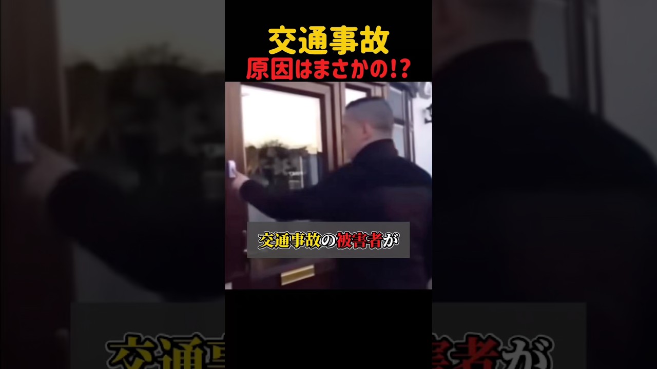 交通事故の原因がまさかの #shorts #おもしろ
