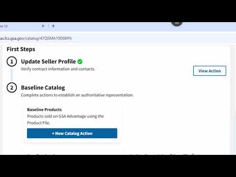 FCP Catalog First Steps Process: What is the Catalog First Steps Process? - MAS Vendor Training