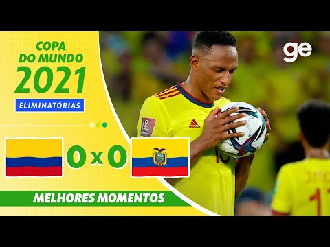 COLÔMBIA 0 X 0 EQUADOR | MELHORES MOMENTOS | ELIMINATÓRIAS COPA DO MUNDO SUL AMÉRICA 2021 | ge.globo