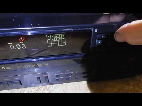 Sony CDP-C545 5 DISC Cd player with optical digital output image 8