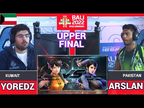 KUWAIT (YOREDZ) VS PAKISTAN (ARSLAN) | UPPER BRACKET FINAL | IESF Bali 2022 | TEKKEN