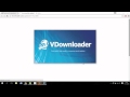 How to download videos and music from Youtube (VDownloader)